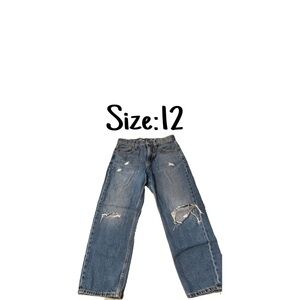 Distressed Blue Jeans Size 12